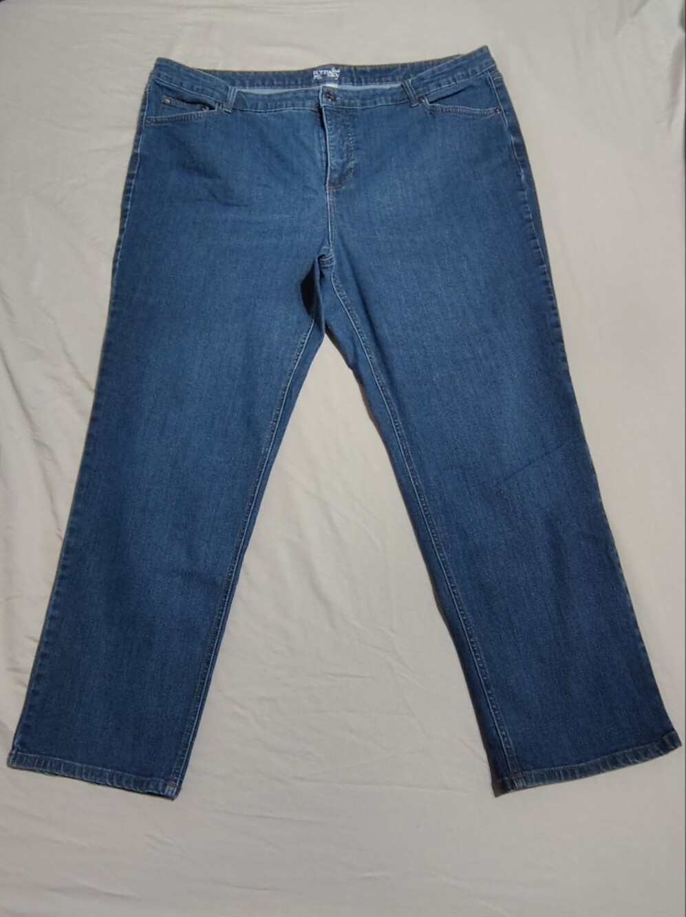 Terra & Sky Dark Straight Jeans Size 22W